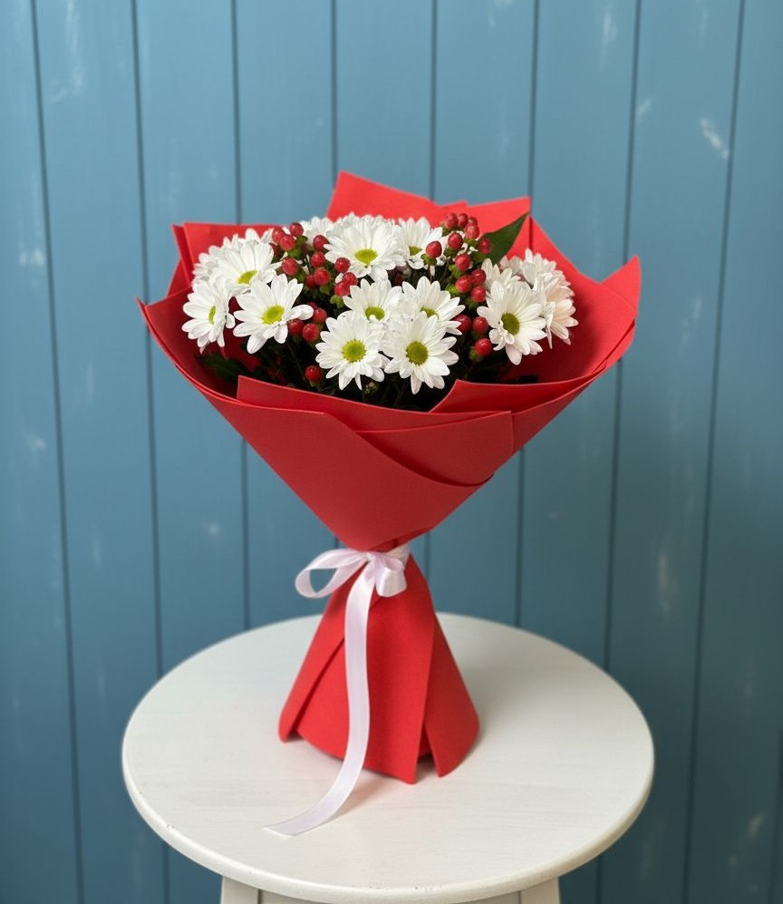 Букет цветов из: Хризантемы в Котласе