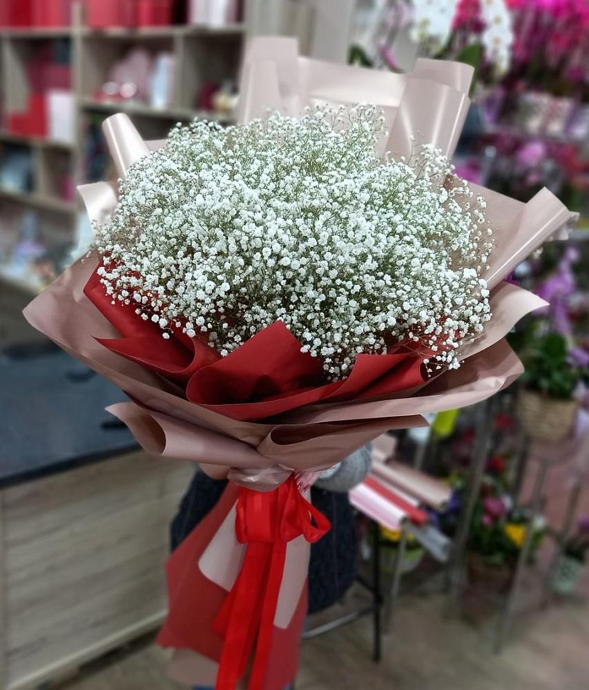 Букет Белые хлопья в Котласе Букет цветов из: Гипсофила в Котласе