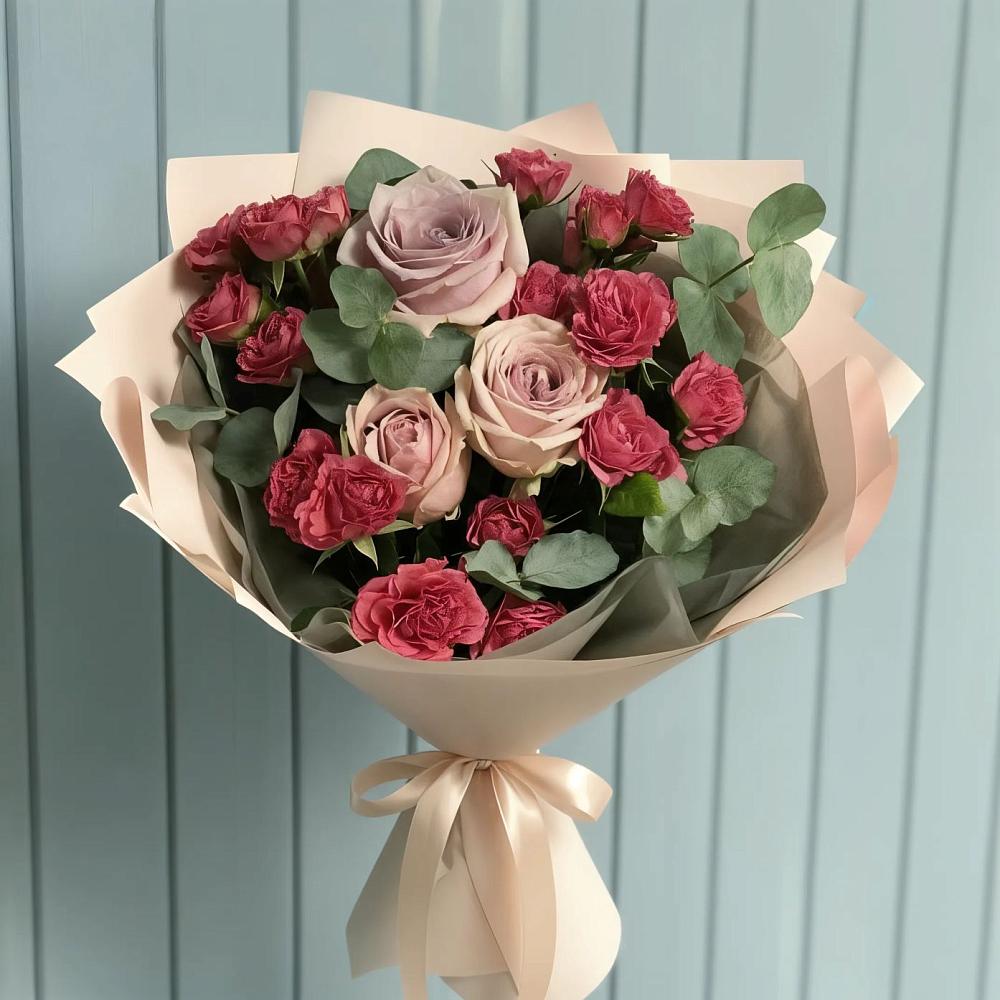 Букет цветов из: Гвоздики и Розы в Котласе