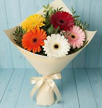 Букет цветов из:  Герберы в Котласе