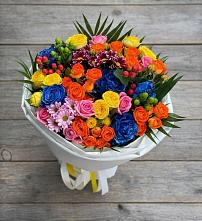 Букет цветов из:  Розы и Хризантемы в Котласе
