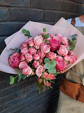 Букет розы в пальмах в Котласе Букет цветов из: Розы в Котласе