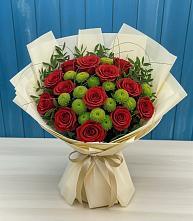 Букет цветов из:  Розы и Хризантемы #REPLACE_PRED# Котласе