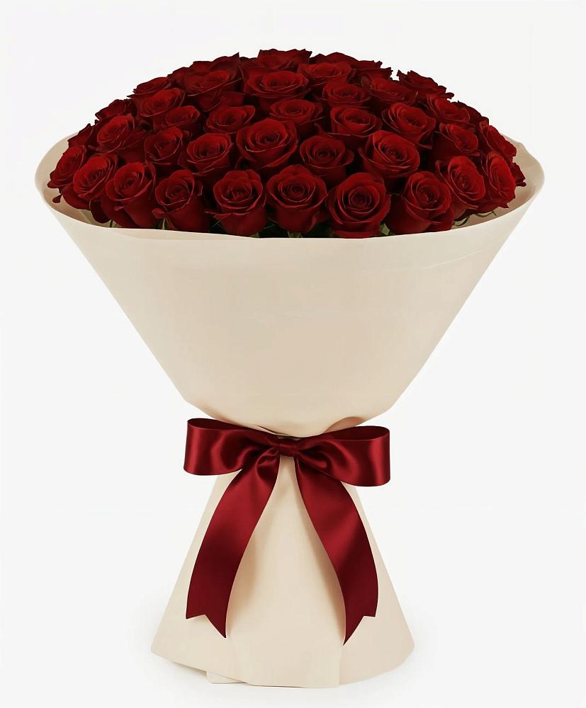 Букет 101 Бордовая роза Блэк Бакарра в Котласе