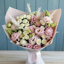 Букет цветов из:  Альстромерии и Розы в Котласе
