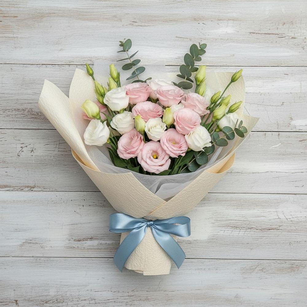 Букет цветов из: Лизиантусы в Котласе